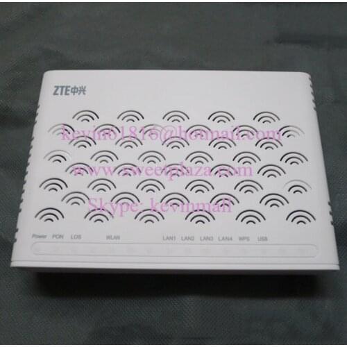 ZTE GPON ONU ZXHN F600W with 4 ethernet ports+wifi, ZXHN F600W SC/APC router, SIP or H.248 protocol