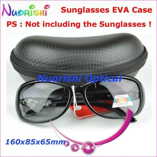 20pcs Black Fashion Sunglasses Eyeglass Glasses Sunglass Zipper EVA Case Box ML028 Free Shipping