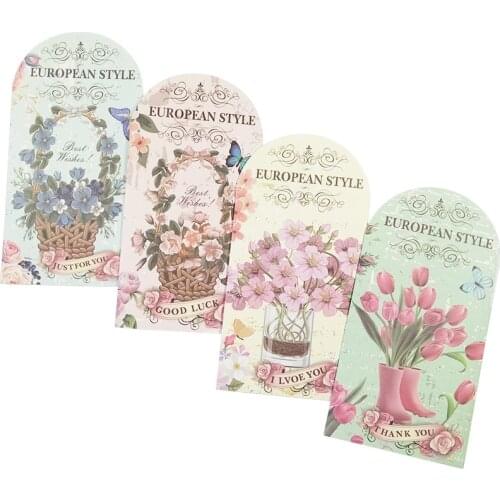 24 Pcs/lot Lover Plant Flower Card Christmas Greeting Card Lomo Memo Card Kids Gift Postcard Kawaii Stationery