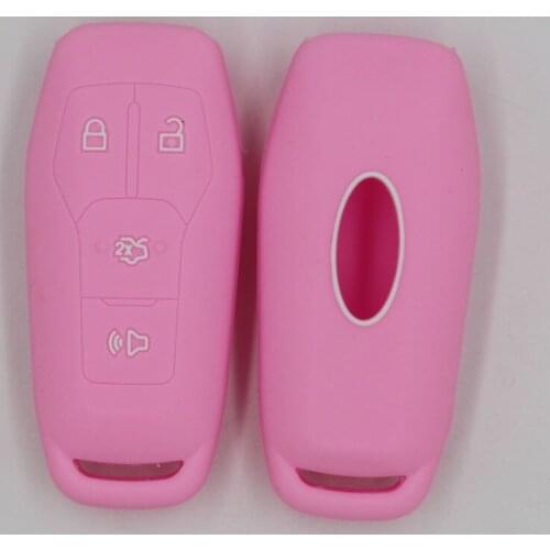 4PC New Car Silicone 3 Buttons Key Cover Case Fob For Ford Fiesta Focus Mondeo Kuga Escape C-Max /Grand C-Max Ecosport C-Max