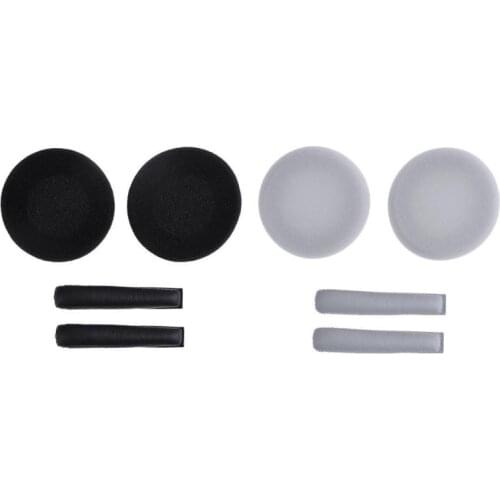 ALLOYSEED 1 Pair Replacement Earpads w/Headband Memory foam cushion ear pad for Sennheiser PX100 PX200 PX80 Headsets