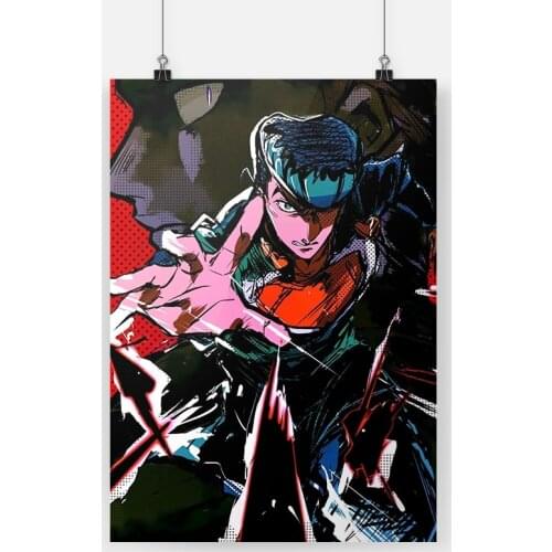 Josuke Higashikata JoJos Bizarre anime canvas painting decor wall art pictures study home living room decoration prints poster