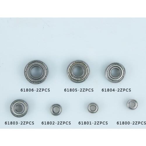 Free shopping deep groove ball metal seal 6800zz 6801zz 6802zz 6803zz 6804zz 6805zz 6806zz RS rubber cover sealed bearing
