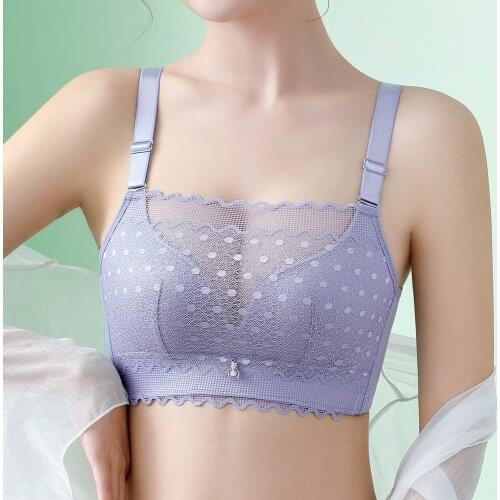 Womens Push Up Bras Lace Brassiere U-Type Beautiful Back Cotton Padded Gather Lingerie Bralette