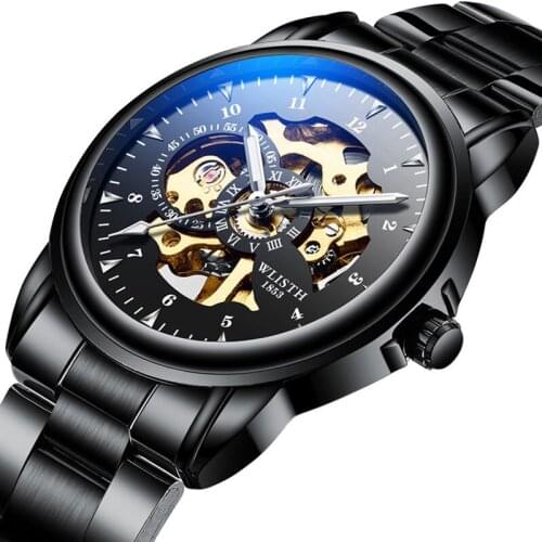 Luminous Pointer Watch Sport Mechanical Watch Luxury WristWatch Mens Watches Top Brand Montre Homme Clock Men Automatic Watch