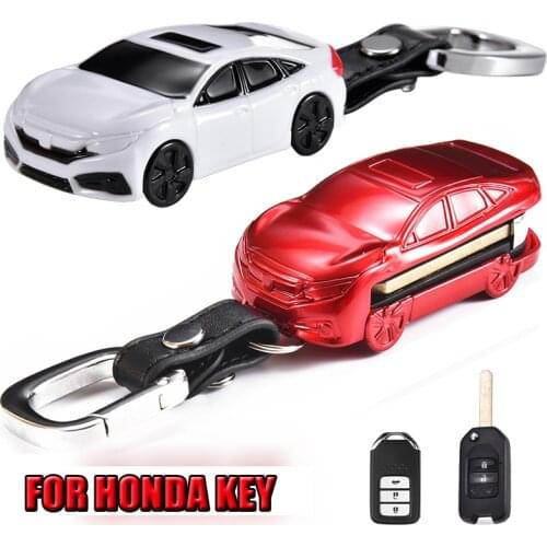 Car Model Key Case Holder Cover For HONDA Accord Civic Fit Jazz CRV HRV Vezel City Odyssey Accessories Jade Crider CR-V XR-V