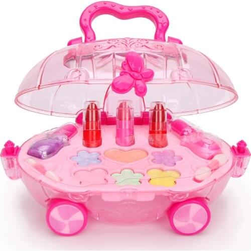 Kids Makeup Set Princess Fashion Baby Cosmetics Box Make up set For Girls Makeup Toys For Children Kids Pretend Make up toys