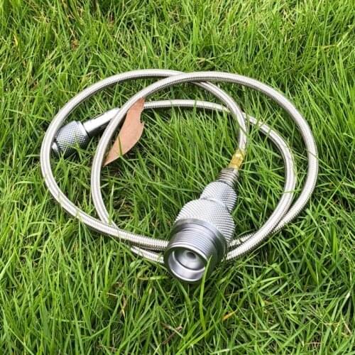 Gas Converter Lindal Valve Canister to Green Propane Tank or MAPP Gas Adapter Outdoor Camping Stove LPG Braze