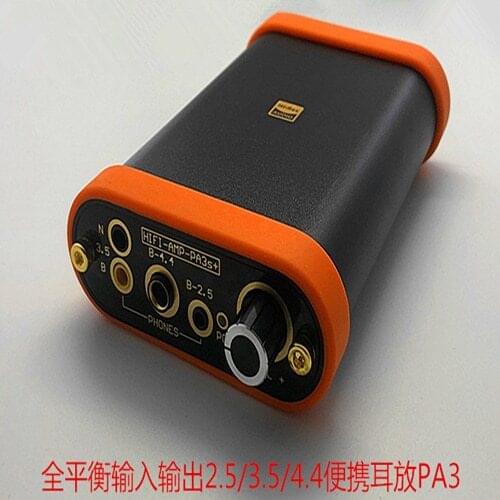 HIFI Reference PA3S+ Portable 4.4 Fully Balanced Headphone Amplifier 2.5 Headphone 3.5 Player Decoding Portable Ear Amplifier
