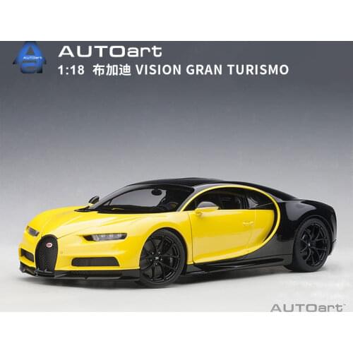 Autoart 1:18 Bugatti Vision Gran Turison Chiron Simulation Model Car