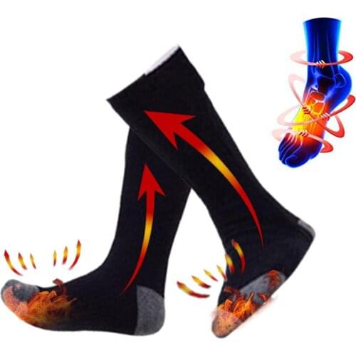 Upgraded Heated Socks Battery Heated Socks Electric Heated Warm Socks For Men Women Camping Drop Shipping