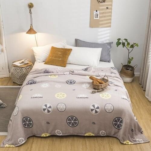 Color Orange 200x230cm Farley Wool Polar Microfiber Bedspread Blanket Cover Flannel Blanket for Sofa/Bed/Car Portable Plaids
