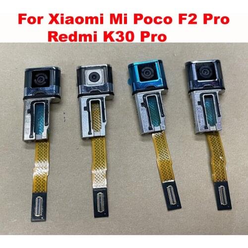 Original Working Front Facing Camera For Xiaomi Redmi K30 Pro / Mi Poco F2 Pro Small Selfie Camera Phone Flex Cable Parts