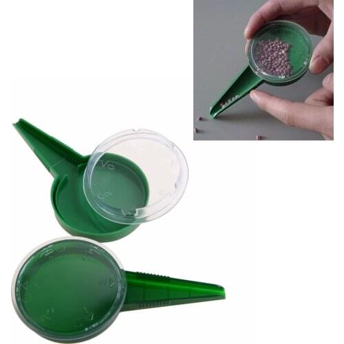 Adjustable Gardening Hand Held Flower Plant Seed Dispenser Sower Dial Creative Disseminator Sower Planter Starter Seeder12*6.5cm