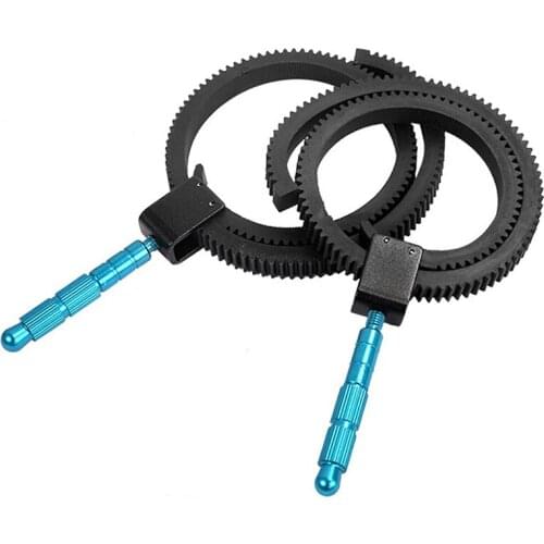 Adjustable Follow Focus Ring Zoom Gear Ring With Aluminum Alloy Grip Shifter Lever For SLR DSLR Camcorder Camera #0225