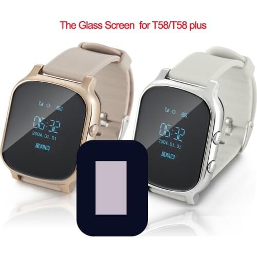 Glass Screen for T58 Baby Kids Child elderly Smart Watch Q50 T58 Y3 Smart Watch Replacement Glass Screen