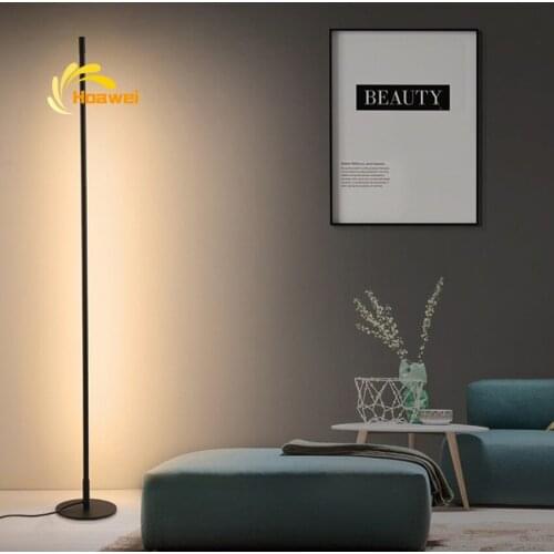 Post Modern Minimalist LED Floor Lamp Atmosphere Simple Standing Lights Bedroom Indoor decor Nordic Corner Decoration Luminaire