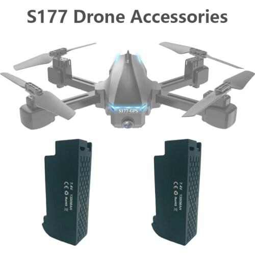 1/2PCS Original Battery 7.4V 1300mAh Lipo Battery RC Drone Battery for S177 GPS RC Quadcopter Accessories