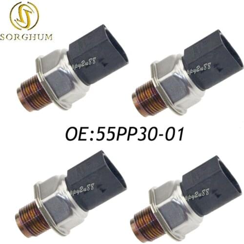 4PCS 9307Z528A 55PP30-01 Fuel Pressure Sensor For Hyundai I30 1.4 CDI For Chevrolet Cruze J300 2.0 CDI