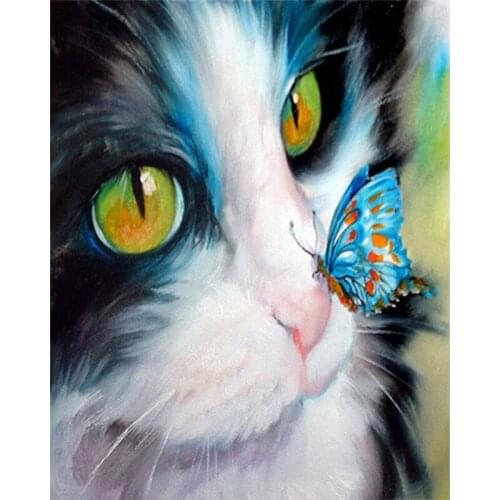 5D Diy Diamond Painting Cross Stitch Kits Full Square Diamond Animal Mosaic Pattern Gift Diamond Embroidery
