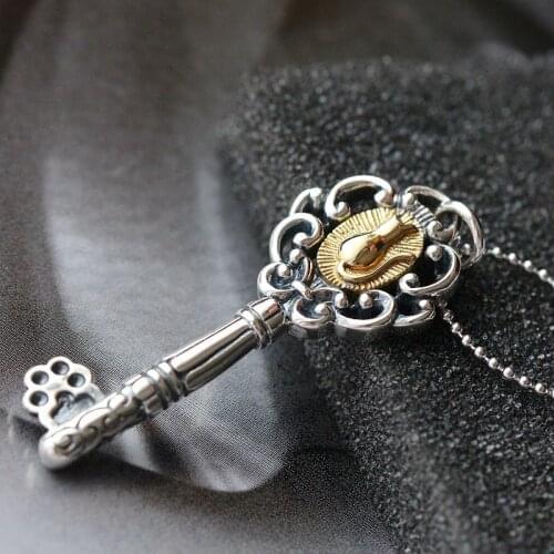 925 sterling silver pendant lucky cats manually restoring ancient ways is the key Thai silver pendant silver pendant