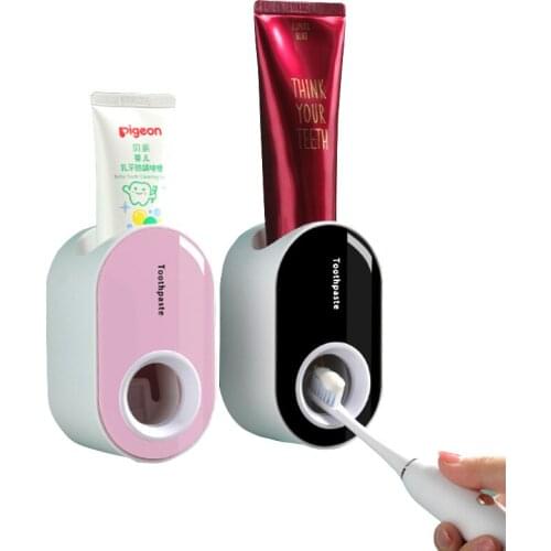 Automatic Toothpaste Squeezer Wall-mounted Non-Perforated Toothpaste Rack Lazy Toothpaste Squeezer