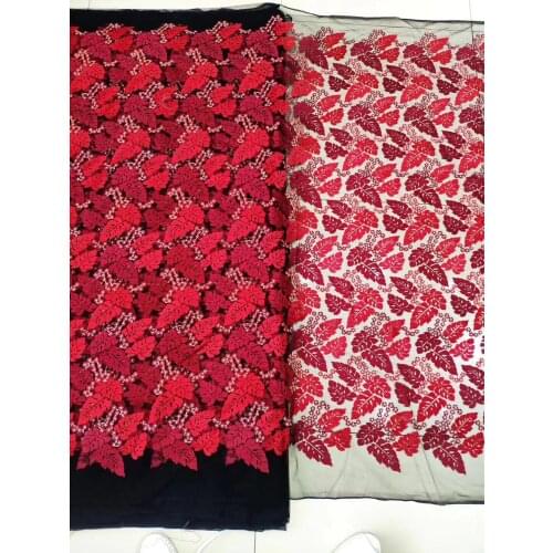 Free Shipping French net Laces African French Embroidery Net Lace Fabric SYJ-124111 for dress