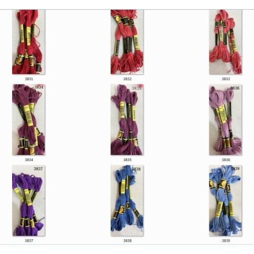 TOP SELLING 10 pieces cross stitch threads / cross stitch embroidery thread / Custom threads colors 11