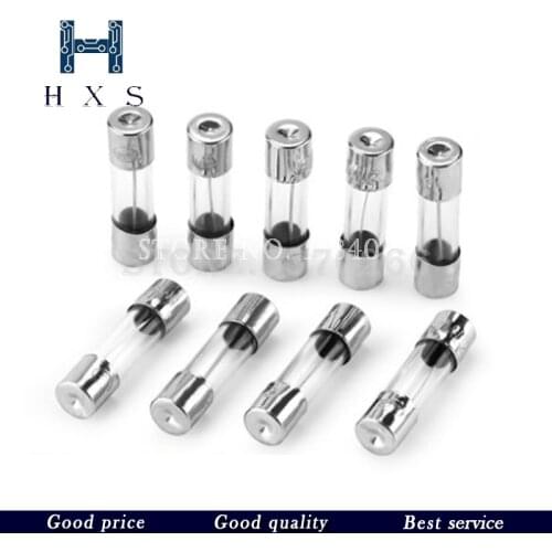20PCS 5*20 Fast-blow Glass Fuses 5x20 5*20mm 250V 0.1A 0.2A 0.5A 1A 2A 3A 4A 5A 6A 8A 10A 15A 20A 25A 30A AMP Tube Fuses