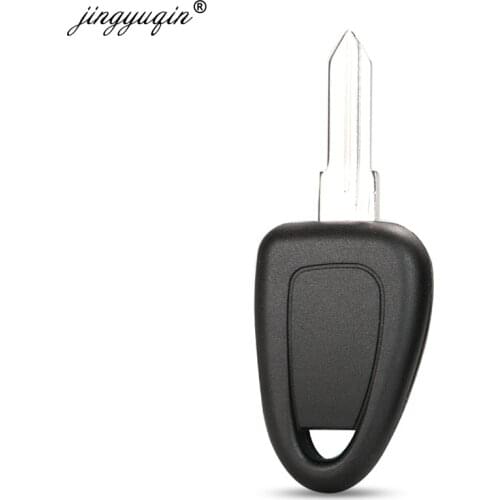 Jingyuqin No Button Transponder Car Key Shell For Fiat Iveco Remote Uncut GT15R Blank Blade Case FOB Replacement