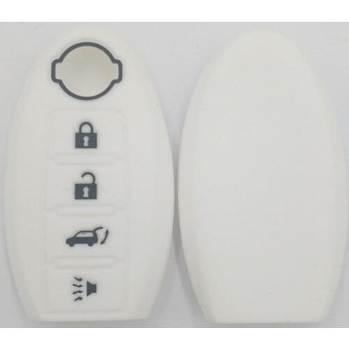 2PC Color My Life Silica Gel Car Key Protection Cover Key Holder Case for Nissan Xtrail Rogue T32 2014 - 2020 Accessoriess