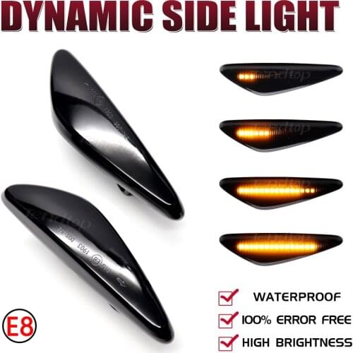 For Mazda MX-5 RX8 08-12 6 Atenza GH 10-13 5 Premacy CW Fiat 124 Spider Blinker Dynamic LED Flowing Turn Signal Lamp Car Lights