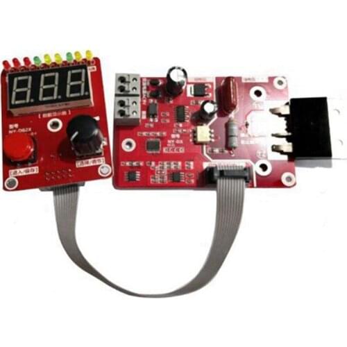 Double Pulse Encoder Spot Welding Current Time Control Panel Counting with Voltage Compensation Digital Display 100A