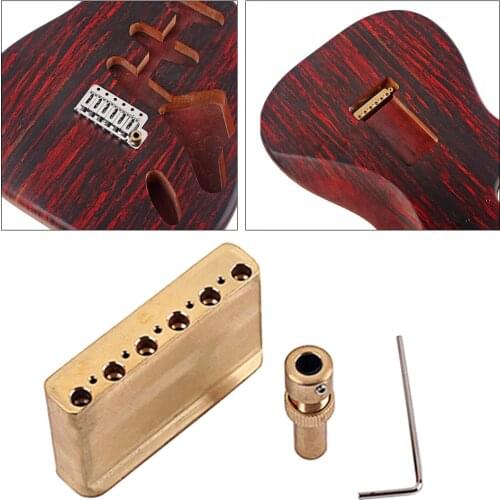 Electric Guitar Brass Tremolo Block Upgrade Tremolo Block Musical Instrument Accessory Replacement for ST Guitars