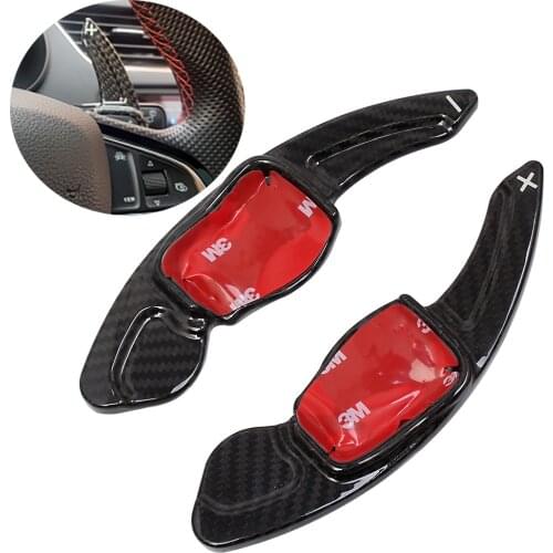 Carbon Fiber steering wheel DSG paddle shifters For VW Golf 5 6 MK5 MK6 GTI Jetta Passat B6 B7 CC Polo Tiguan Touareg Scirocco