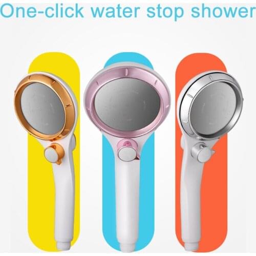 Washable Boost Shower Save Water High Quality A Healthy Stop Shower Head Adjustable Flow Size Multifunctional Sprinkler