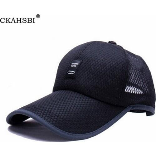 CKAHSBI Outdoor Caps Fishing Hats Mesh Simple Men Casquette Cap Unisex Fishing Desert Sports For Women Caps High Quality Hat