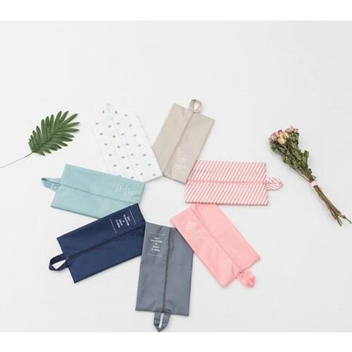 Portable Travel Organizer Shoe Storage Bag Zipper Dust-Proof Foldable Waterproof Shoe Bag Home Closet Wardrobe Organizer