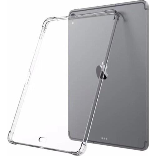 For new ipad pro 2018 11/12.9 inch case protector TPU crystal transparent soft back cover for new ipad pro 11'' 12.9" Anti-drop