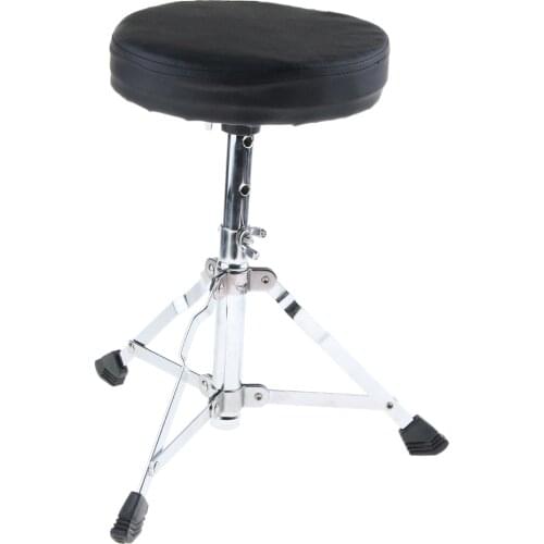 Adjustable Metal Padded Stool Stand Chair for Guitar Piano Drum Playing