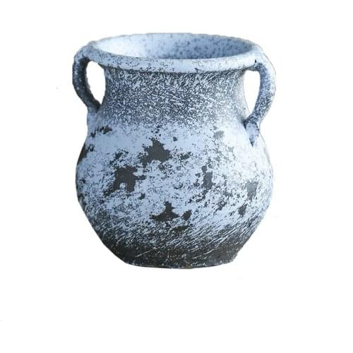 Handmade Vintage Clay Pot Flowerpot Stoneware Vase Succulent Old Pile Lucky Vase Decoration Home decore plant pots decorative