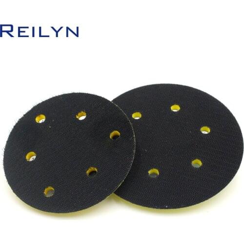 6-hole sanding disc backing pad sandpaper holder sanding polishing disc hook-loop back plate angle grinder rotary machine