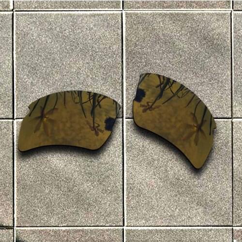 Bronze Gold Polarized Sunglasses Replacement Lens for-Oakley Flak 2.0 XL Frame 100% UV Protection Good Fitness