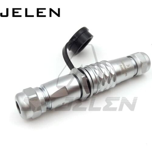 WEIPU SF12 series 5 pin waterproof connectormetal, waterproof sensor connector M12 plug and Flange socket male&female