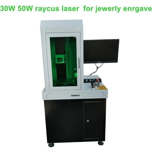 20w 30w 50w fiber laser marking machine for the plastic metal with rotary axis protect cover