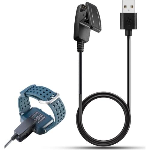 For Garmin Athlete 35J/Forerunner 35J/35/30/735XT/235/230/630/645/645 Music/HR/S20 Smart Watch USB Charger Data Charging Cable