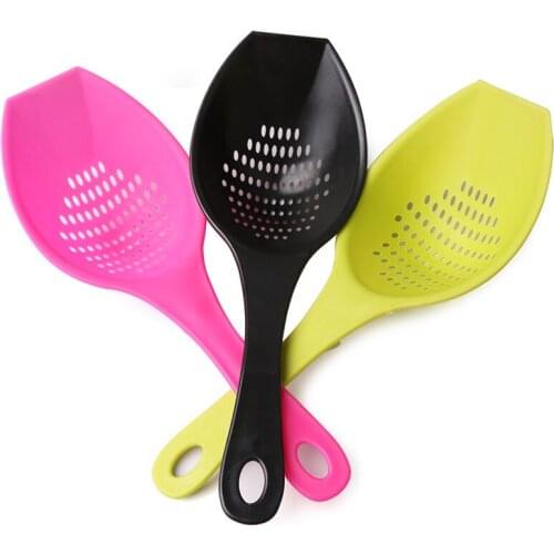 1PC 32.8cm Kitchen Big Spoon High Temperature Nylon Shovel Nylon Colander Spoon Ice Cream Cake Kitchen Tool Utensil OK 0280