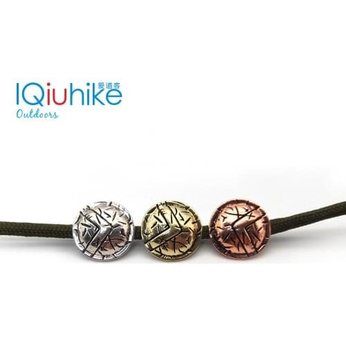 3pcs Shape Anchor Button Shackle Knife Beads Umbrella Rope Bead Outdoor Paracord Beads Paracord Bracelet Accessories