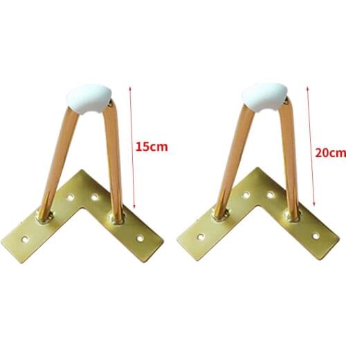 New 4Pcs Gold Hairpin Legs Protectors for Furniture Legs Sofa Cabinet Furniture Leg Feet Coffee Tea Bar Stool Chair