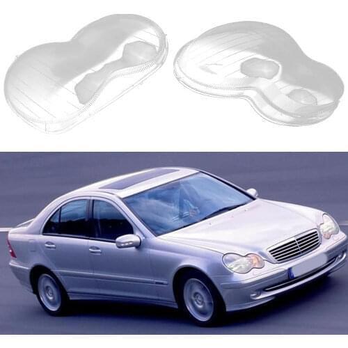 Car Headlight Lens Lampshade Car Head Lamps Cover Glass Shell For Benz W203 C200K C230 C280 C300 2004-2000